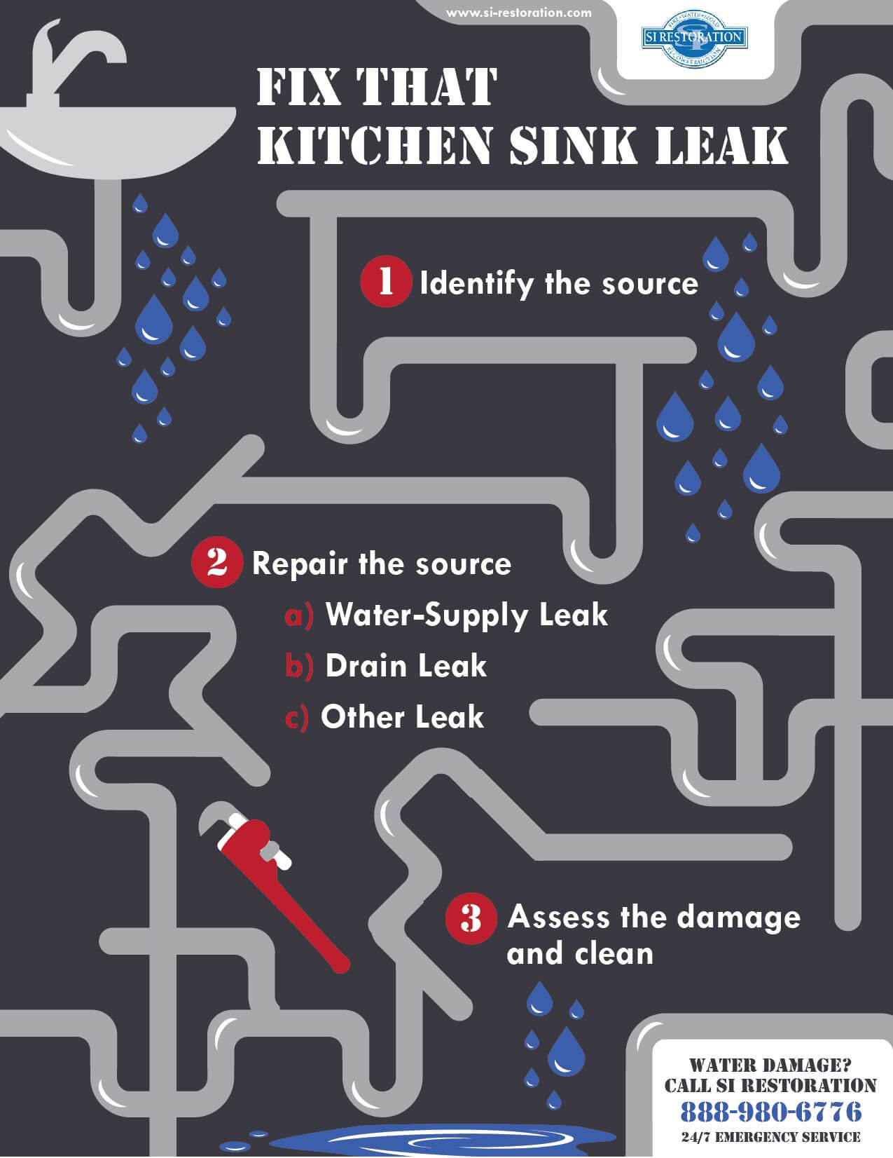 Sink Leak Guide